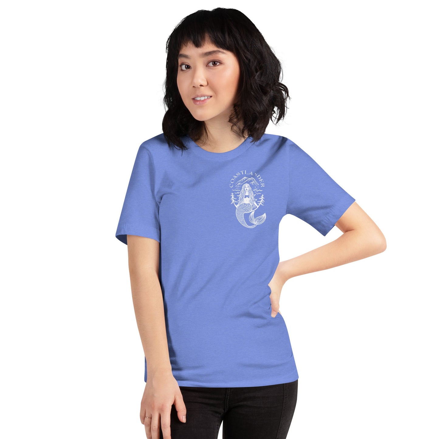 Design of Coastlander Mermaid Design - Unisex t-shirt , the colour is