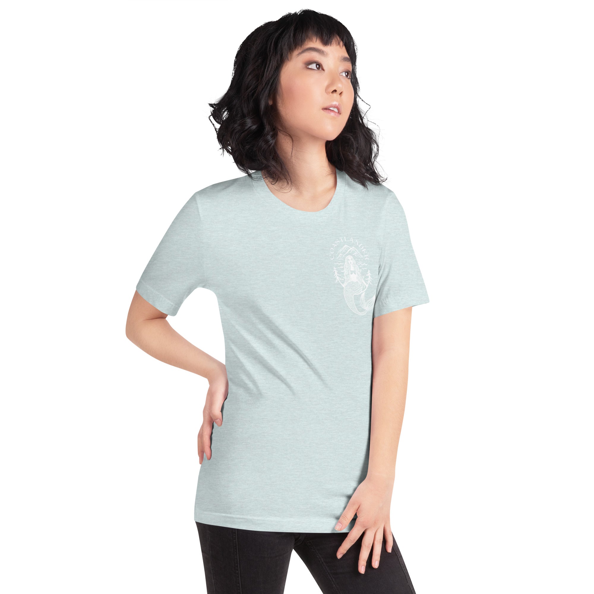 Design of Coastlander Mermaid Design - Unisex t-shirt , the colour is