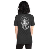 Design of Coastlander Mermaid Design - Unisex t-shirt , the colour is Dark Grey Heather
