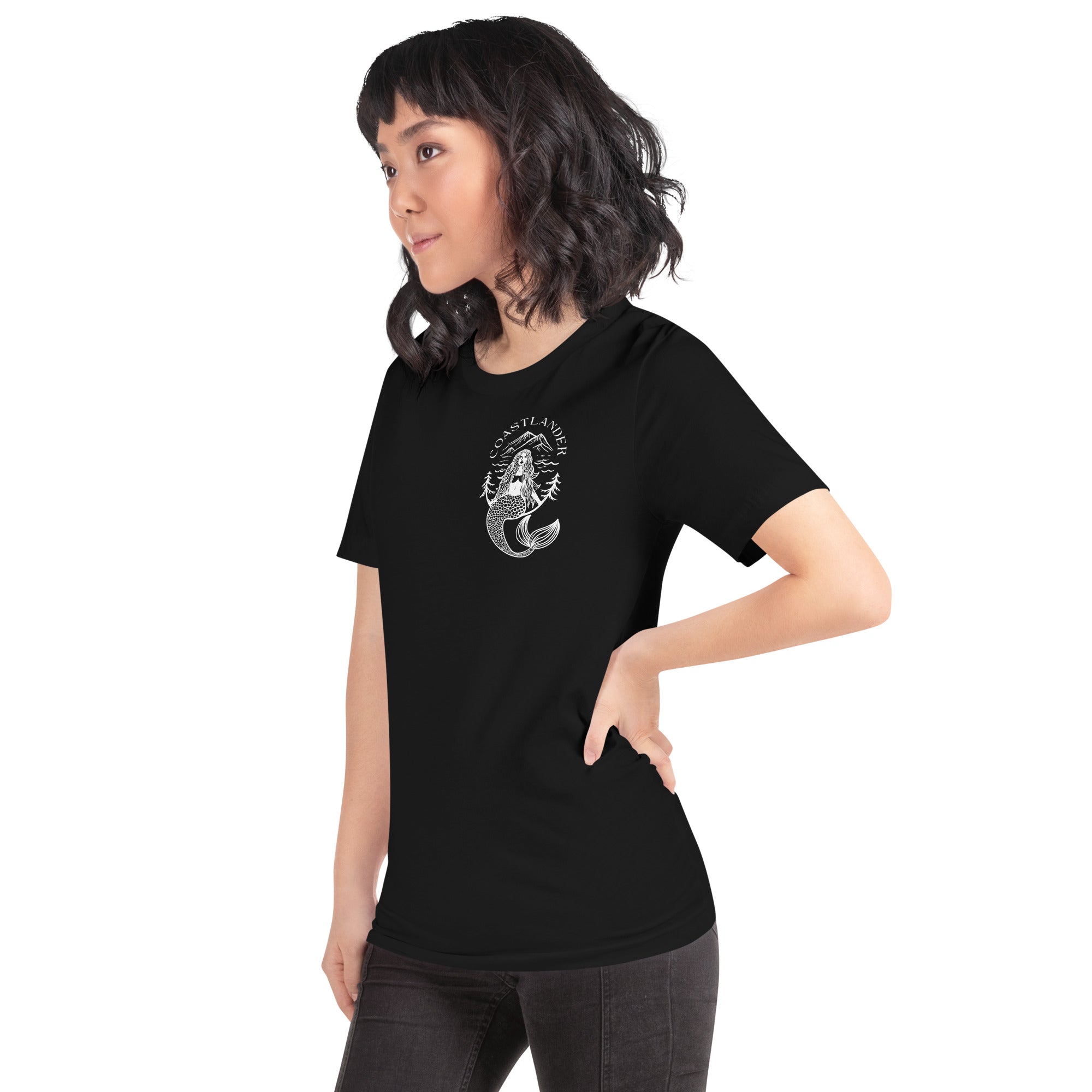 Design of Coastlander Mermaid Design - Unisex t-shirt , the colour is