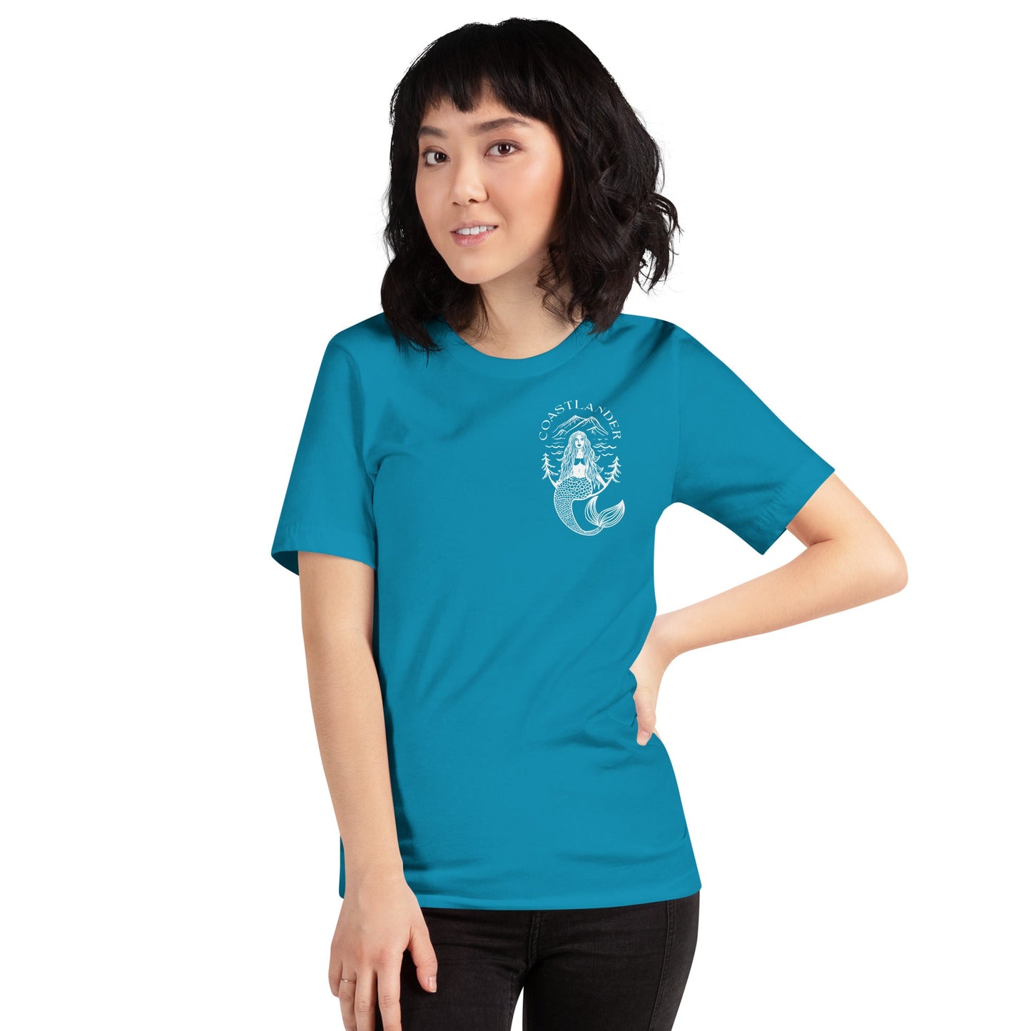 Design of Coastlander Mermaid Design - Unisex t-shirt , the colour is