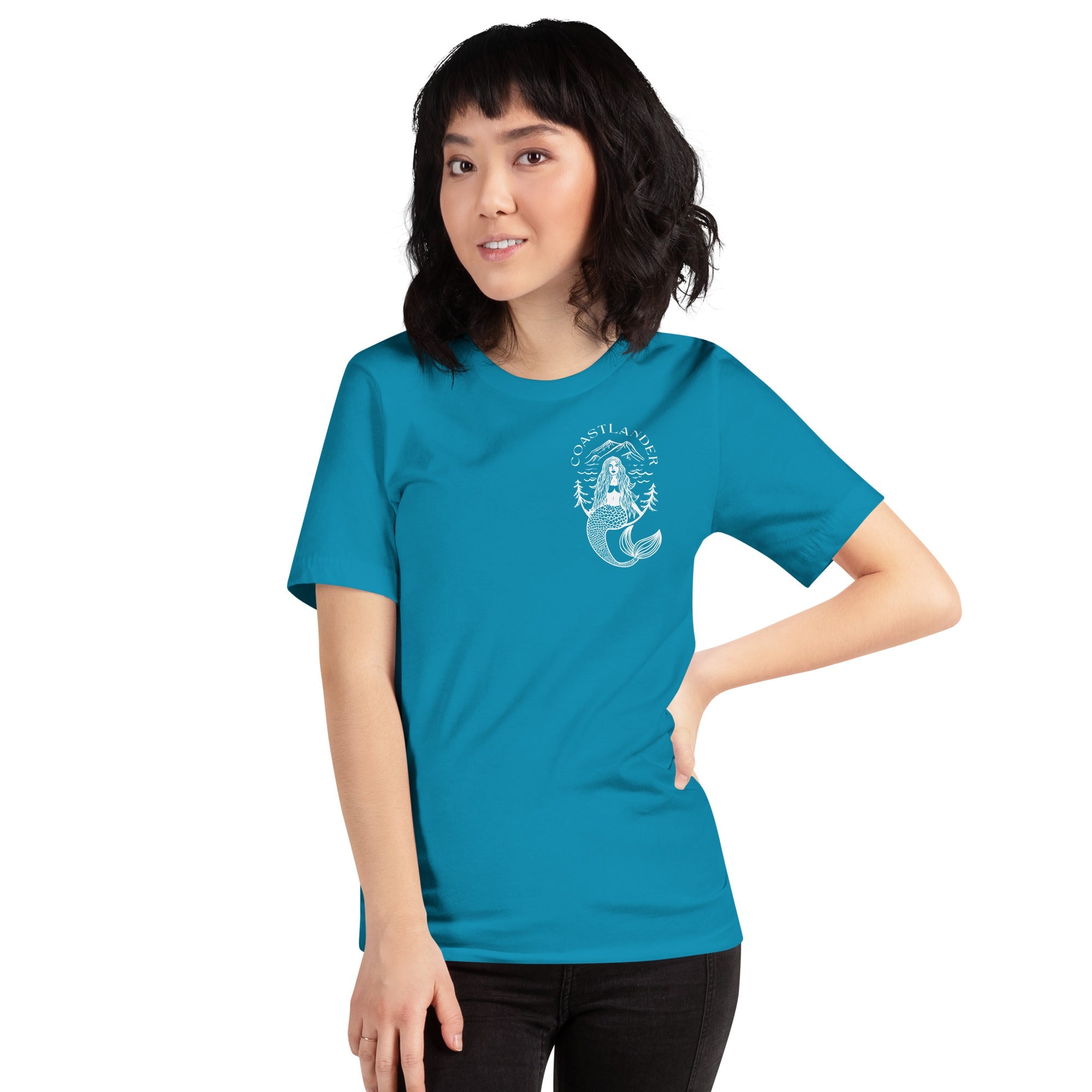 Design of Coastlander Mermaid Design - Unisex t-shirt , the colour is