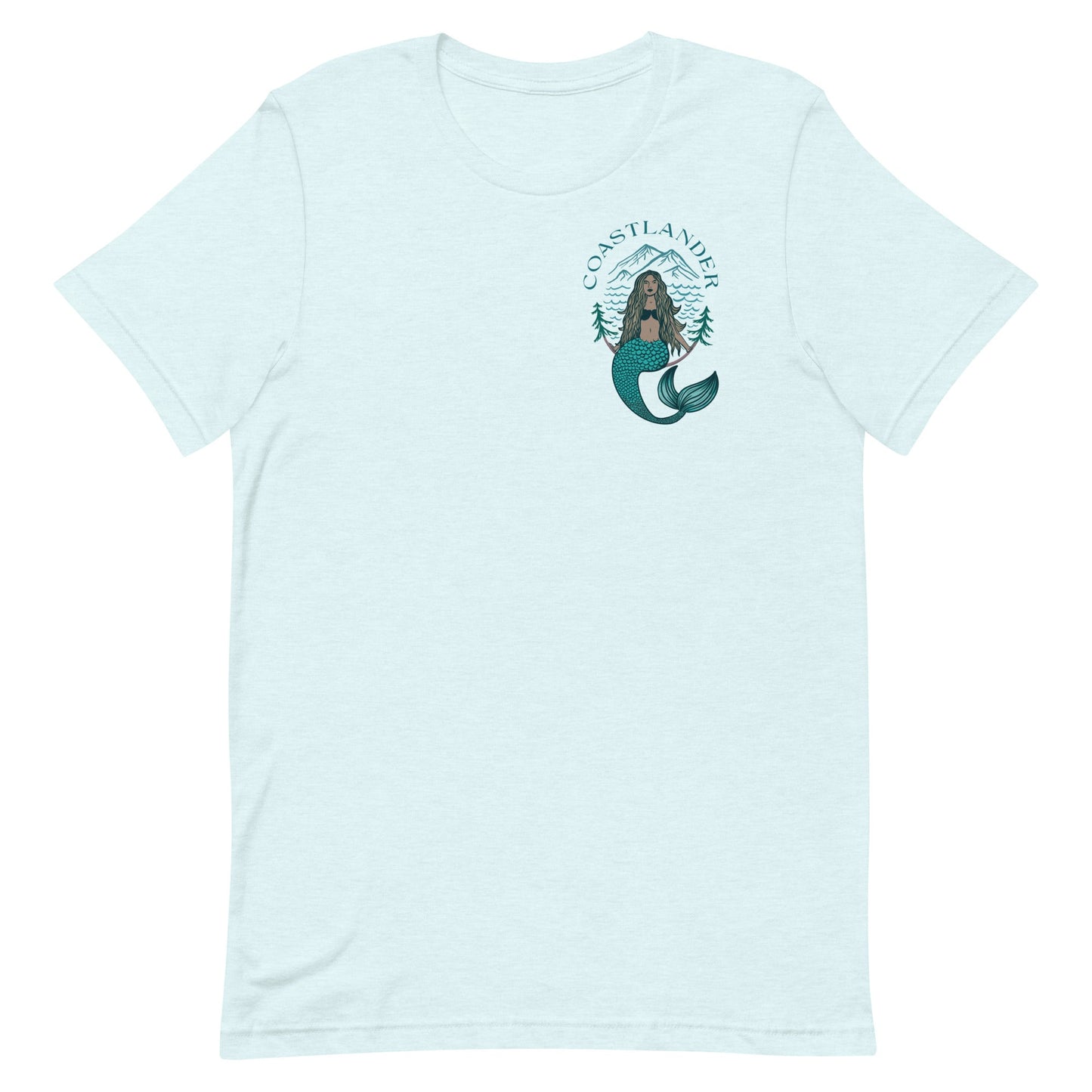 Design of Coastlander Mermaid Design - Unisex t-shirt , the colour is