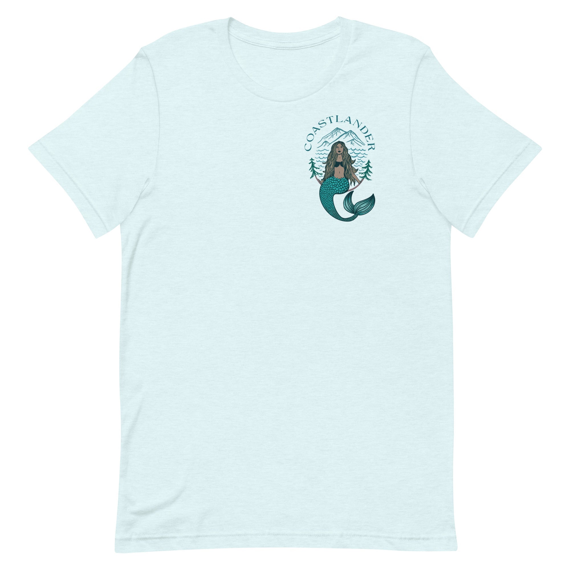 Design of Coastlander Mermaid Design - Unisex t-shirt , the colour is