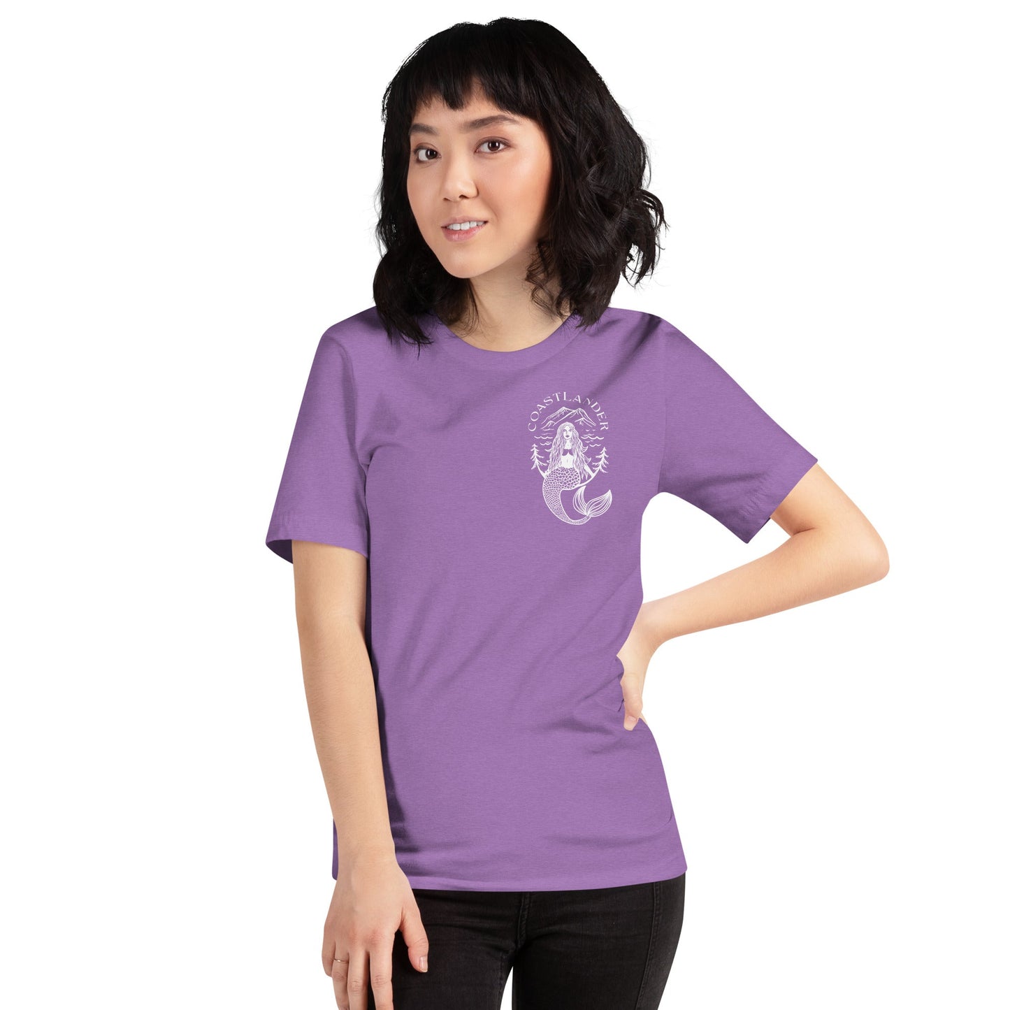 Design of Coastlander Mermaid Design - Unisex t-shirt , the colour is