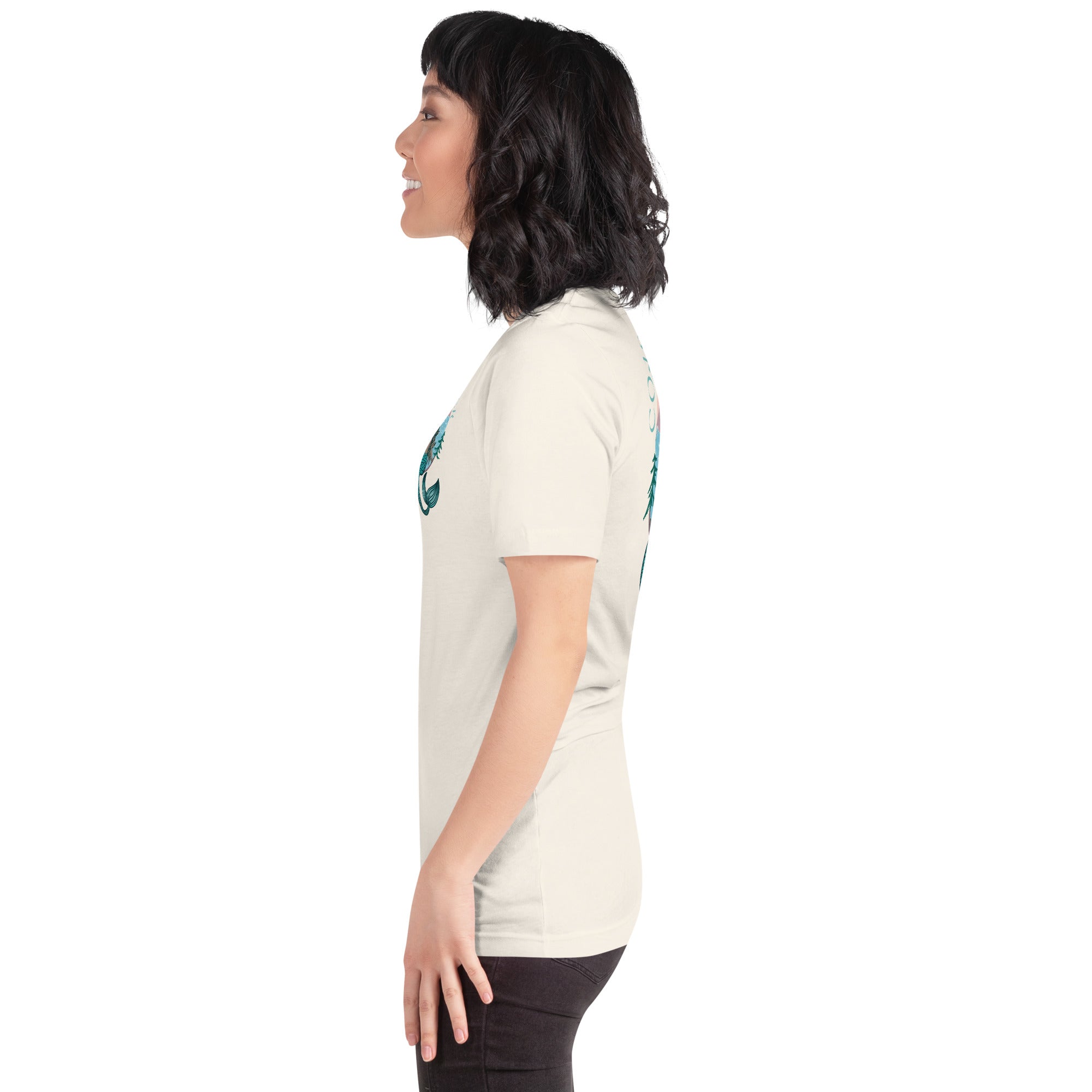 Design of Coastlander Mermaid Design - Unisex t-shirt , the colour is