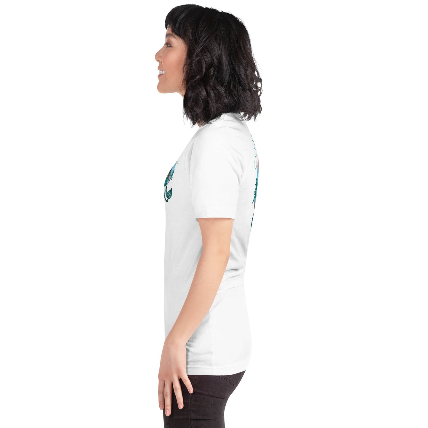 Design of Coastlander Mermaid Design - Unisex t-shirt , the colour is