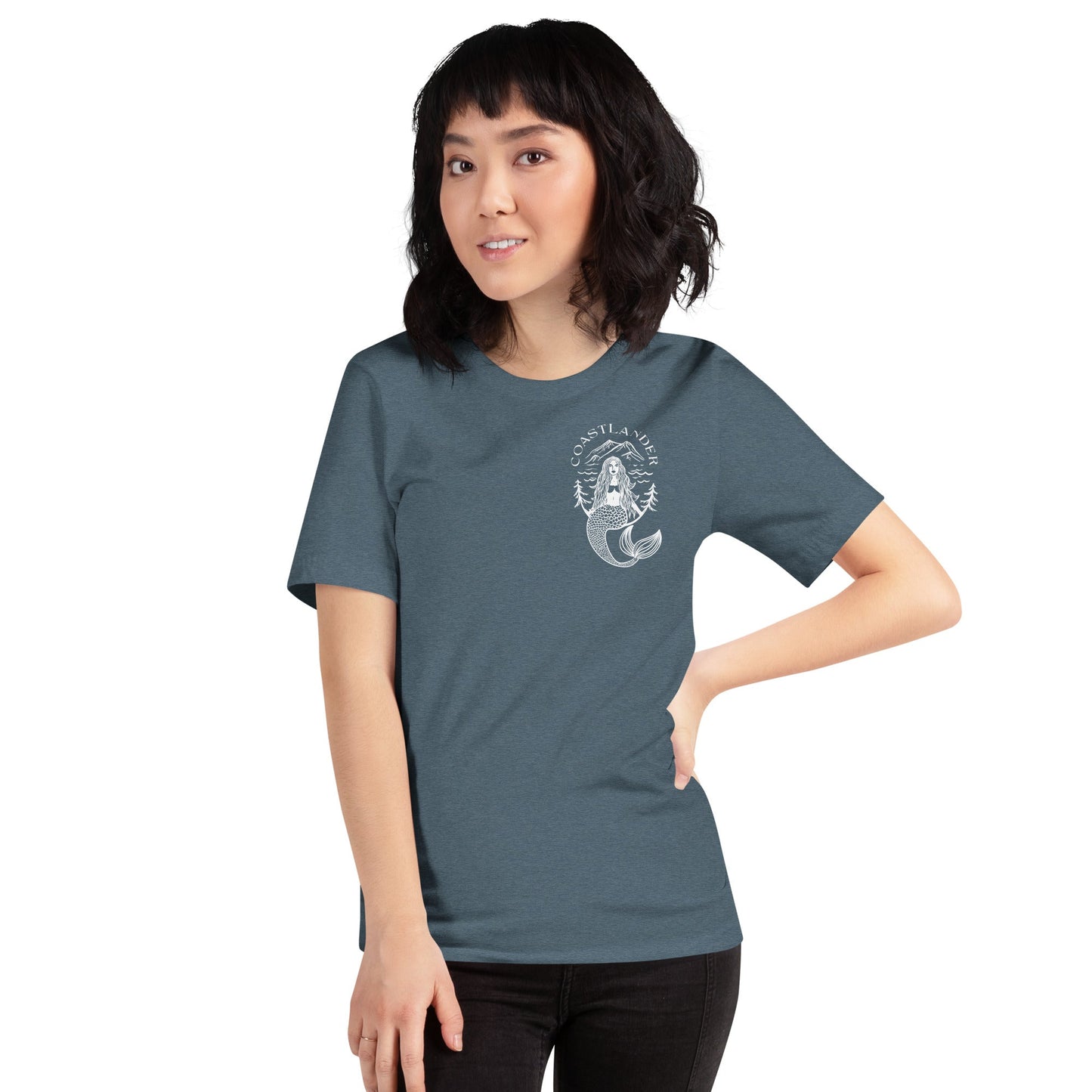 Design of Coastlander Mermaid Design - Unisex t-shirt , the colour is