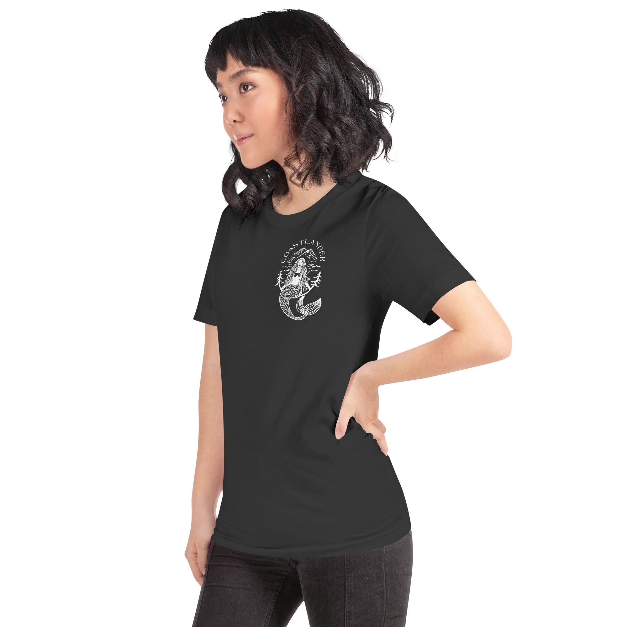 Design of Coastlander Mermaid Design - Unisex t-shirt , the colour is