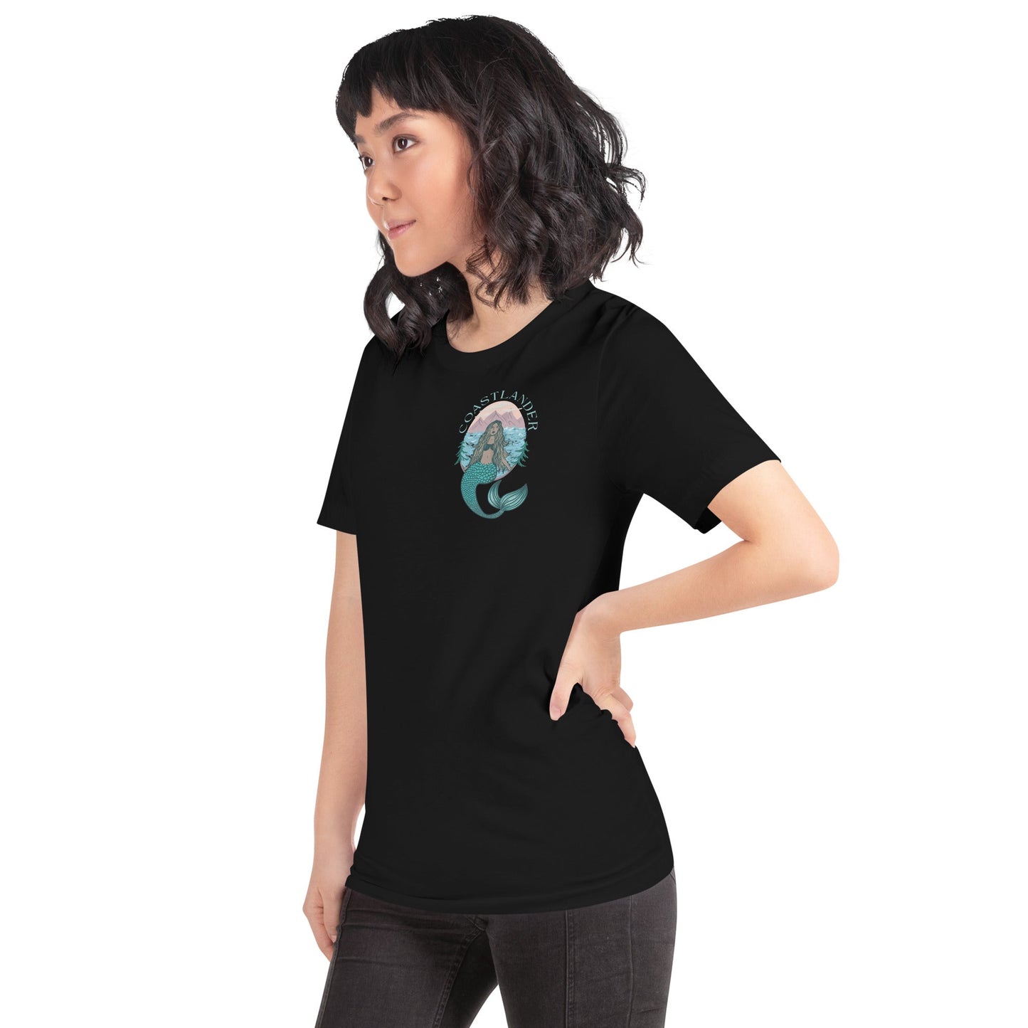 Design of Coastlander Mermaid Design - Unisex t-shirt , the colour is