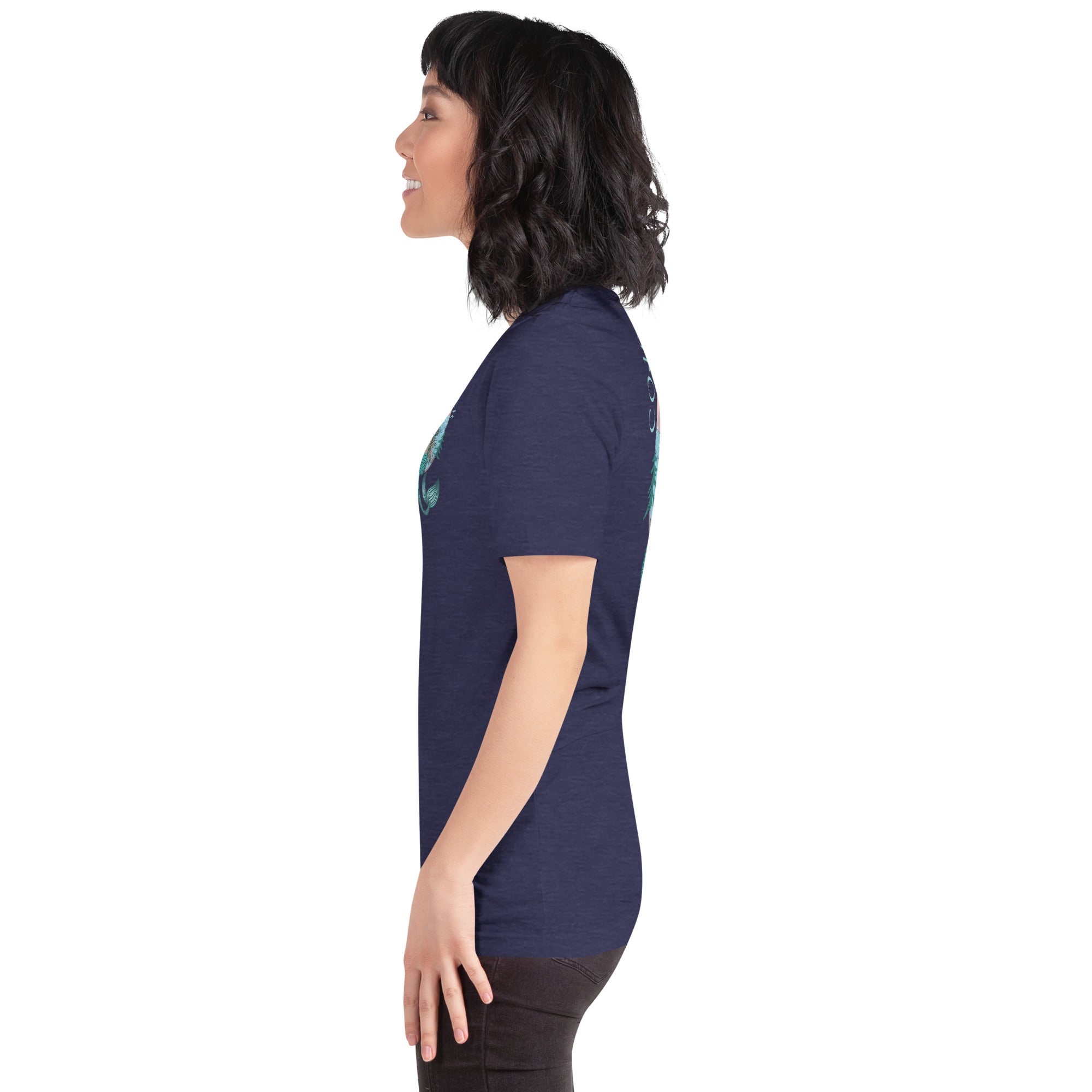 Design of Coastlander Mermaid Design - Unisex t-shirt , the colour is