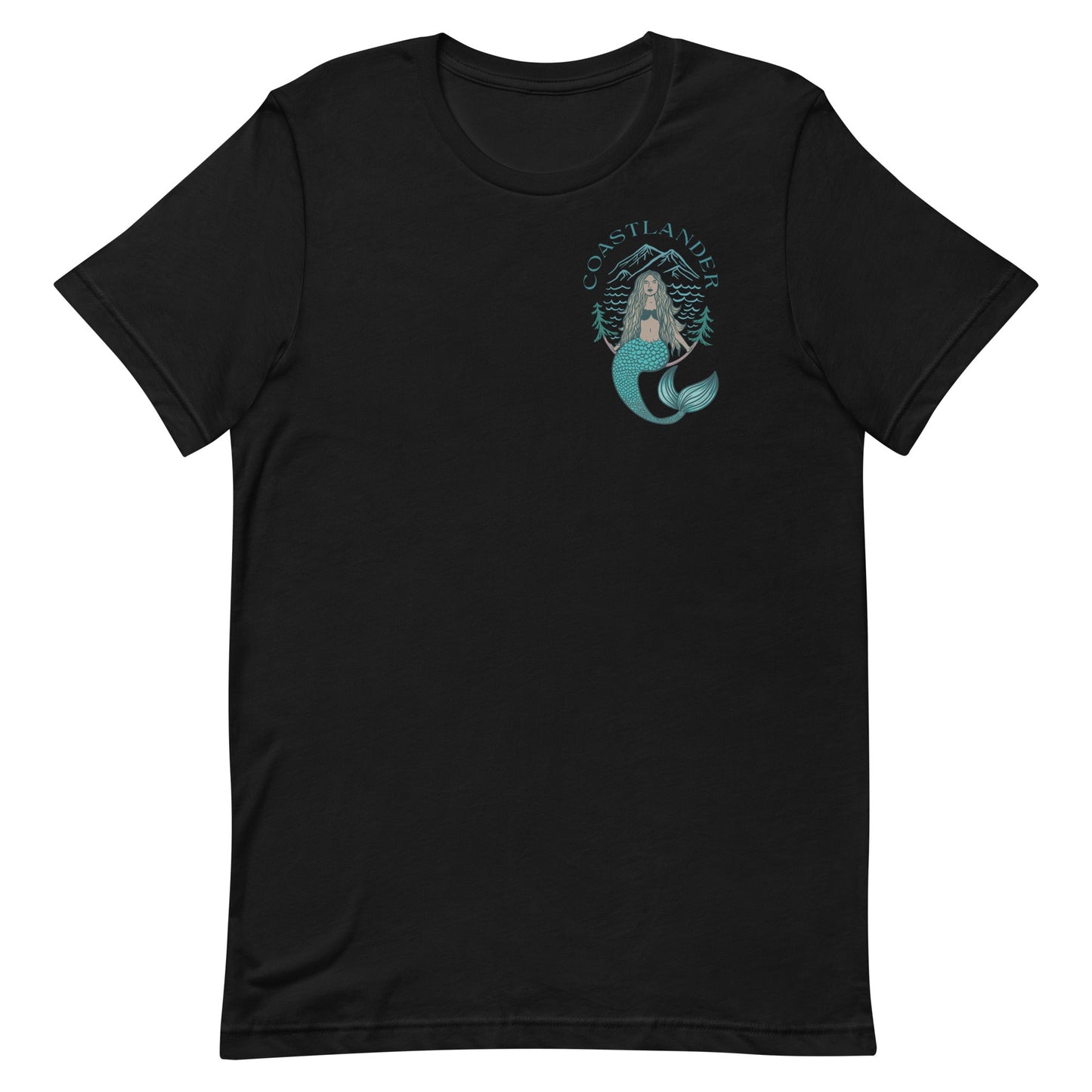 Design of Coastlander Mermaid Design - Unisex t-shirt , the colour is