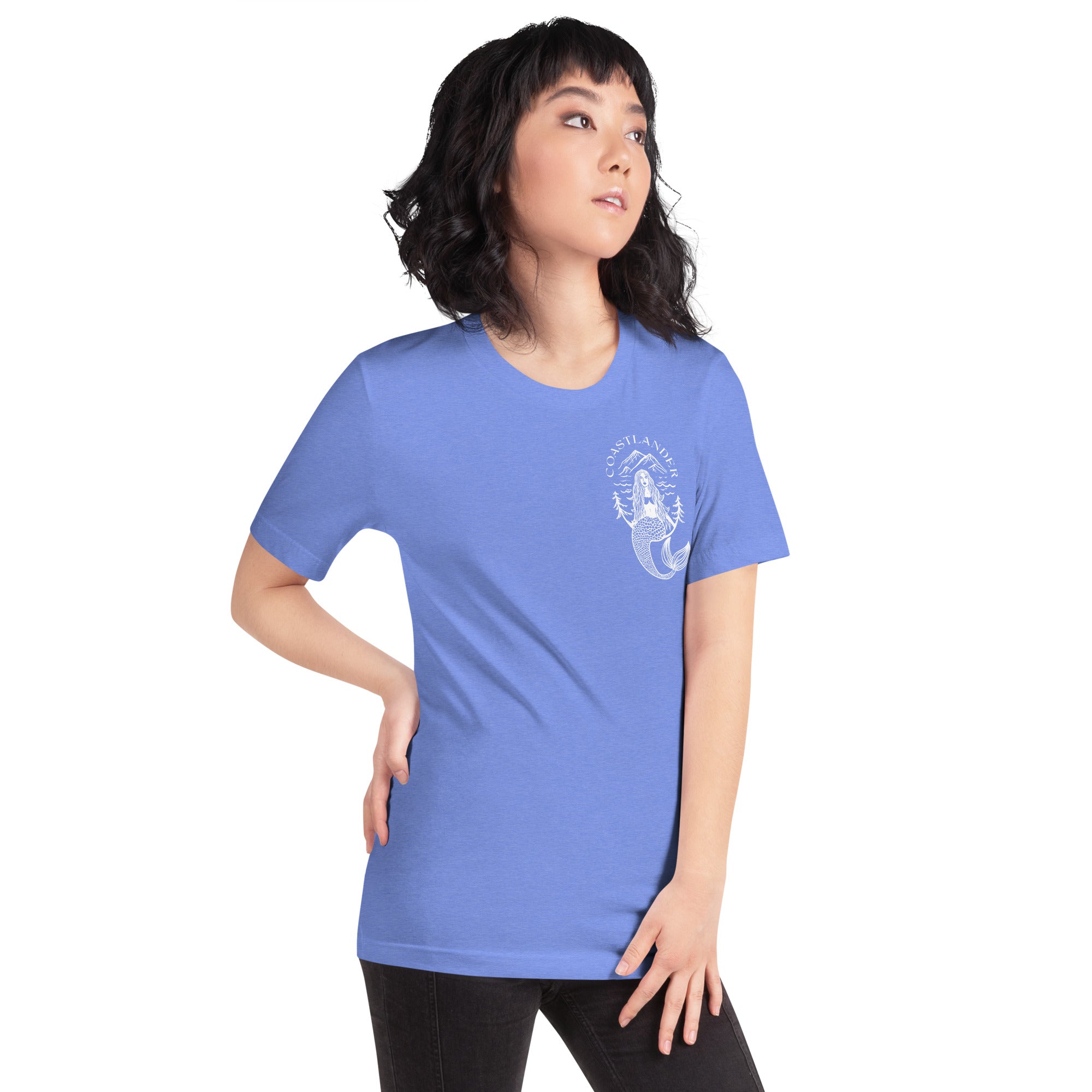 Design of Coastlander Mermaid Design - Unisex t-shirt , the colour is