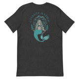 Design of Coastlander Mermaid Design - Unisex t-shirt , the colour is Dark Grey Heather