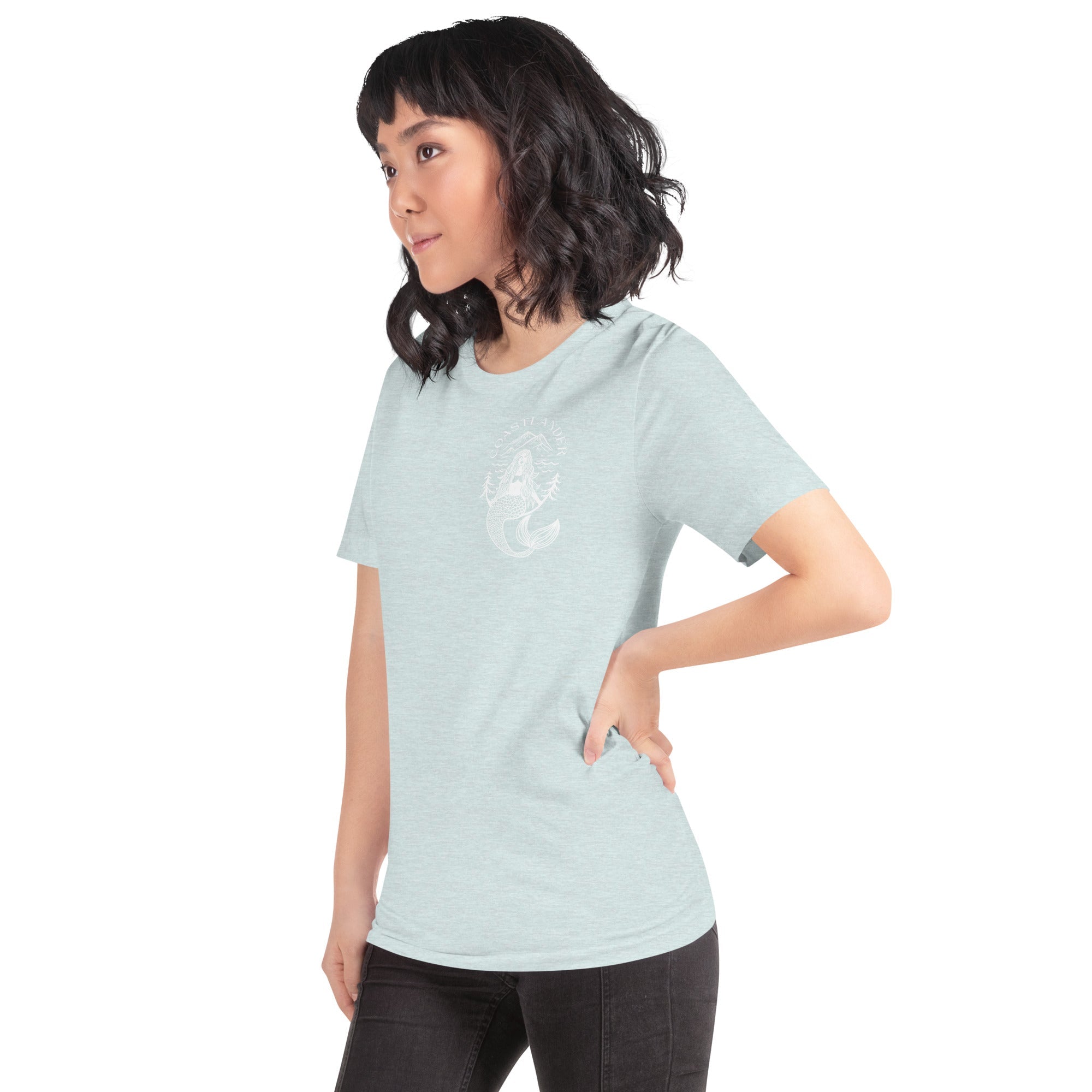 Design of Coastlander Mermaid Design - Unisex t-shirt , the colour is