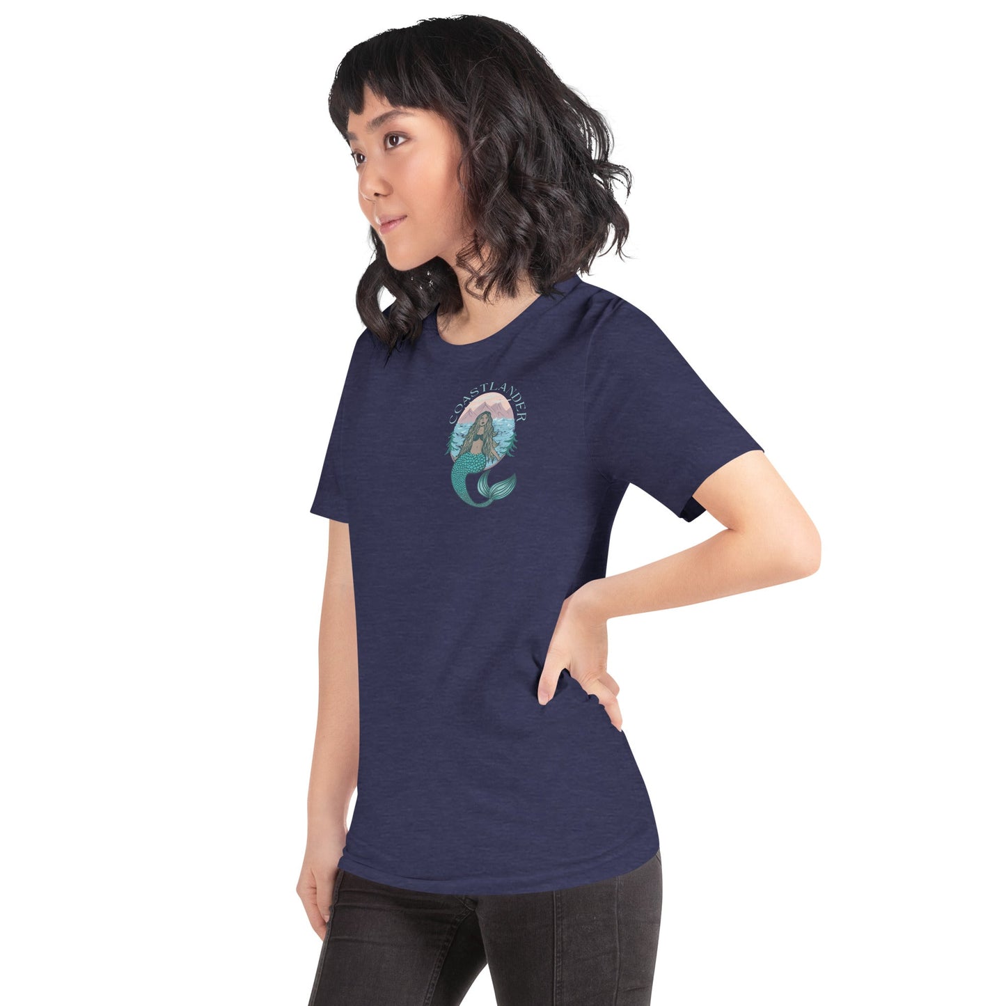 Design of Coastlander Mermaid Design - Unisex t-shirt , the colour is