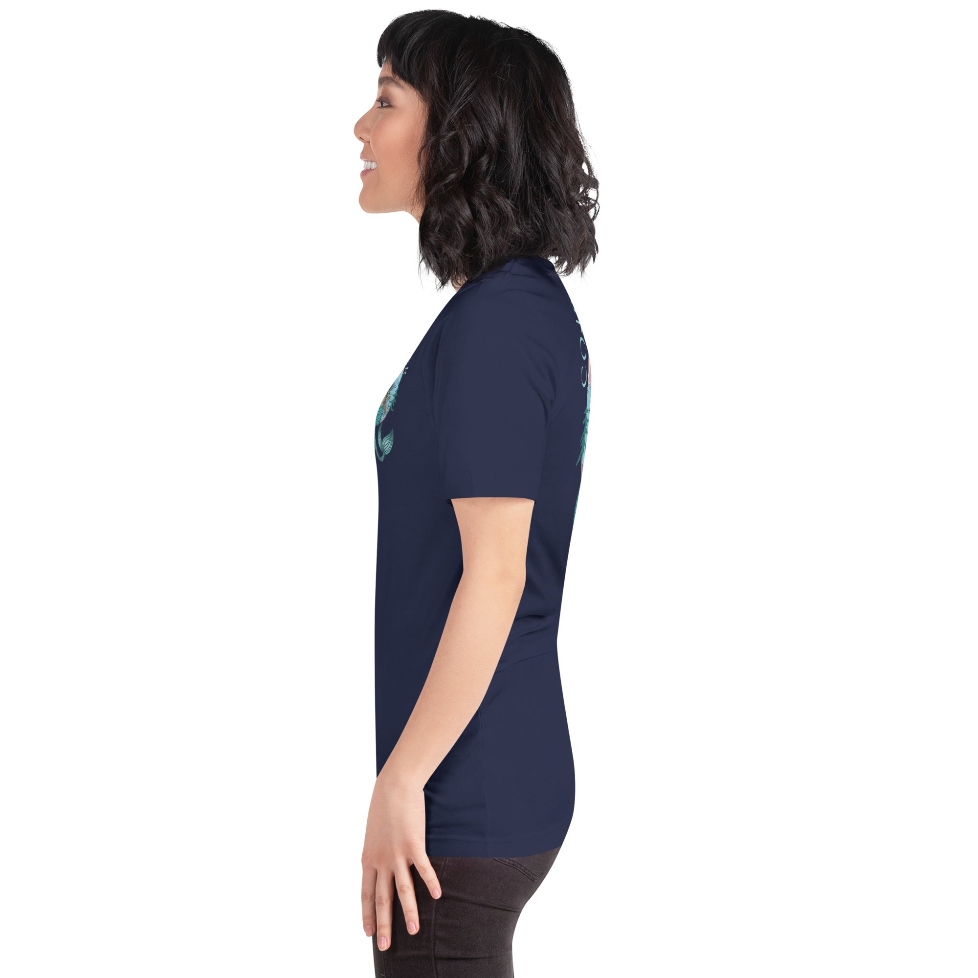 Design of Coastlander Mermaid Design - Unisex t-shirt , the colour is