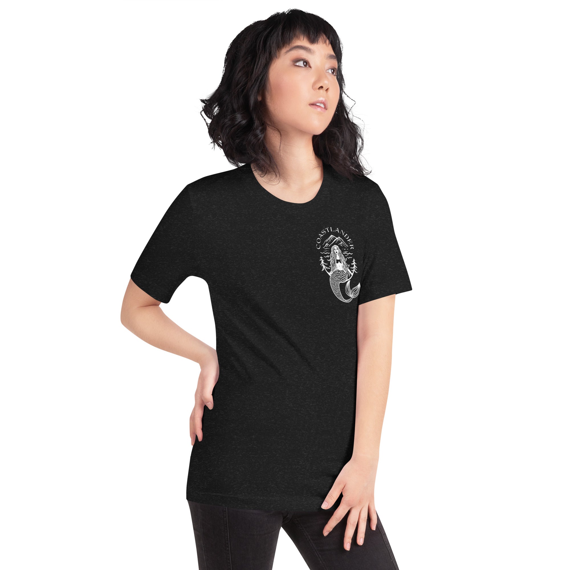 Design of Coastlander Mermaid Design - Unisex t-shirt , the colour is