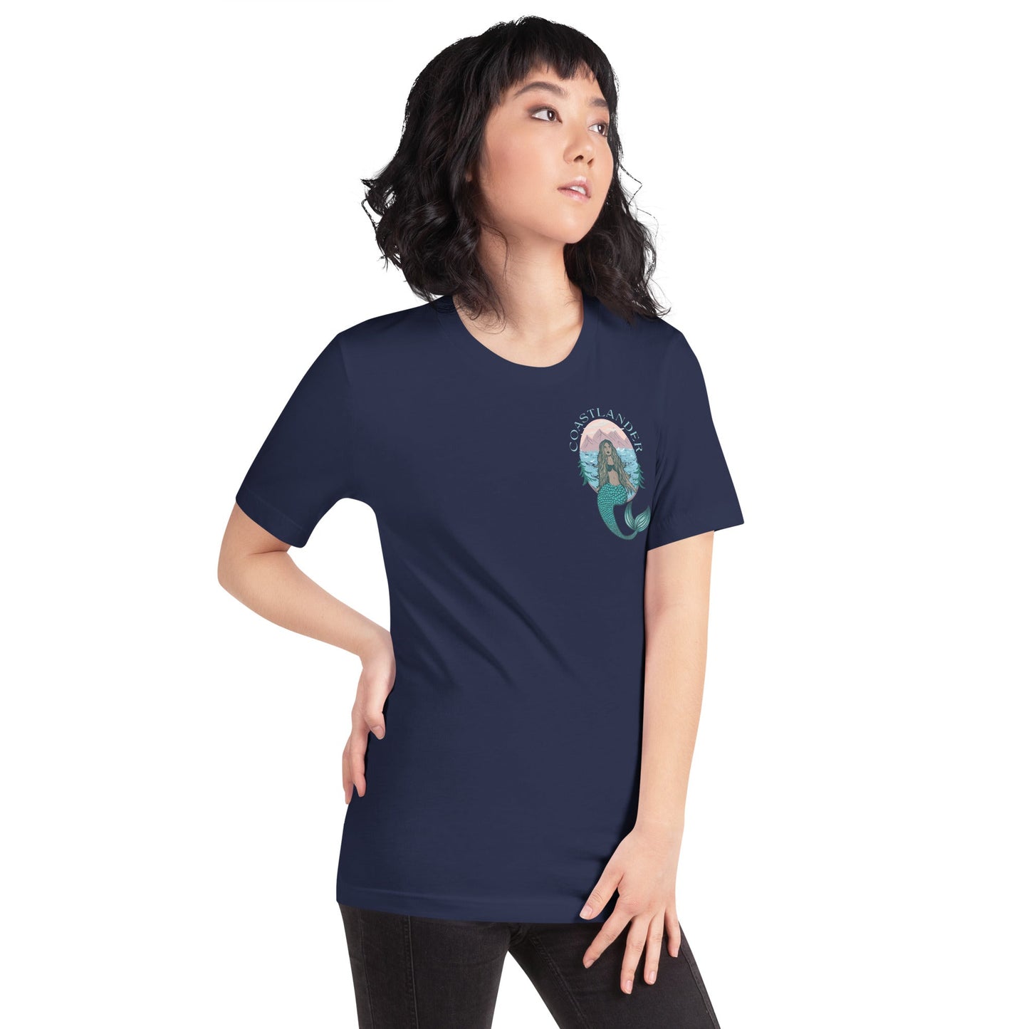 Design of Coastlander Mermaid Design - Unisex t-shirt , the colour is