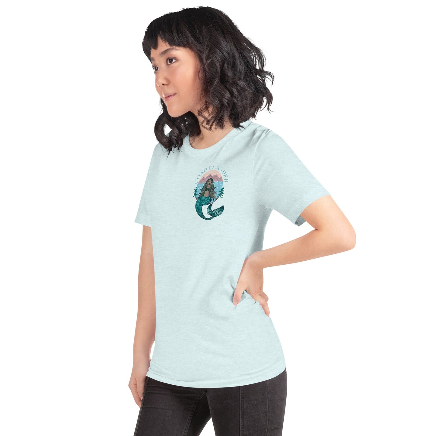 Design of Coastlander Mermaid Design - Unisex t-shirt , the colour is