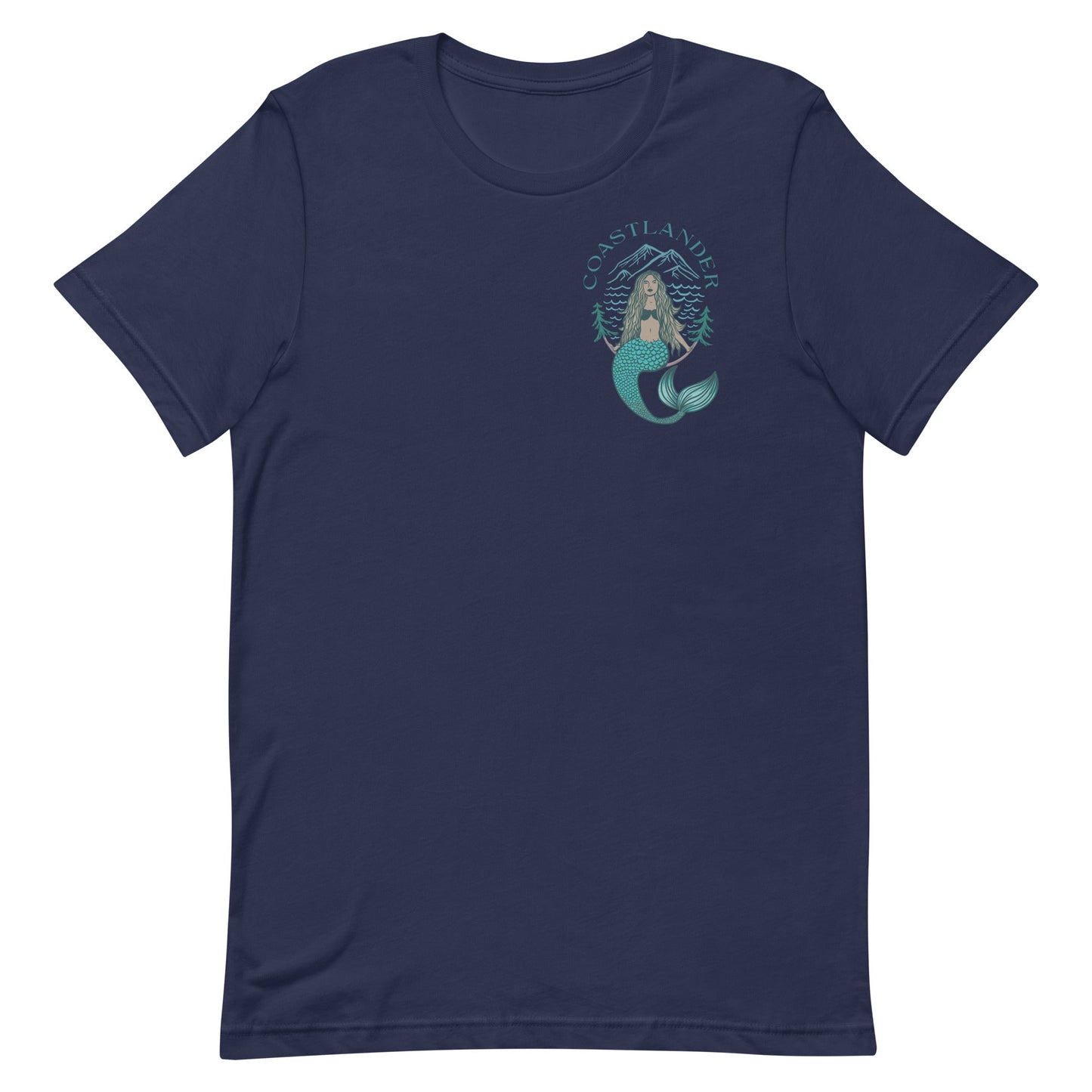 Design of Coastlander Mermaid Design - Unisex t-shirt , the colour is