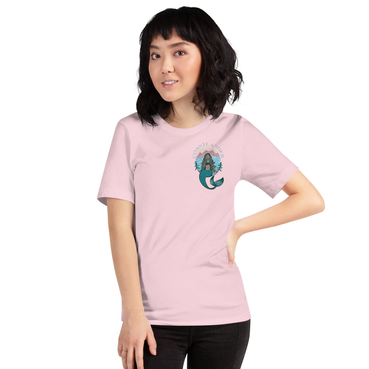 Design of Coastlander Mermaid Design - Unisex t-shirt , the colour is