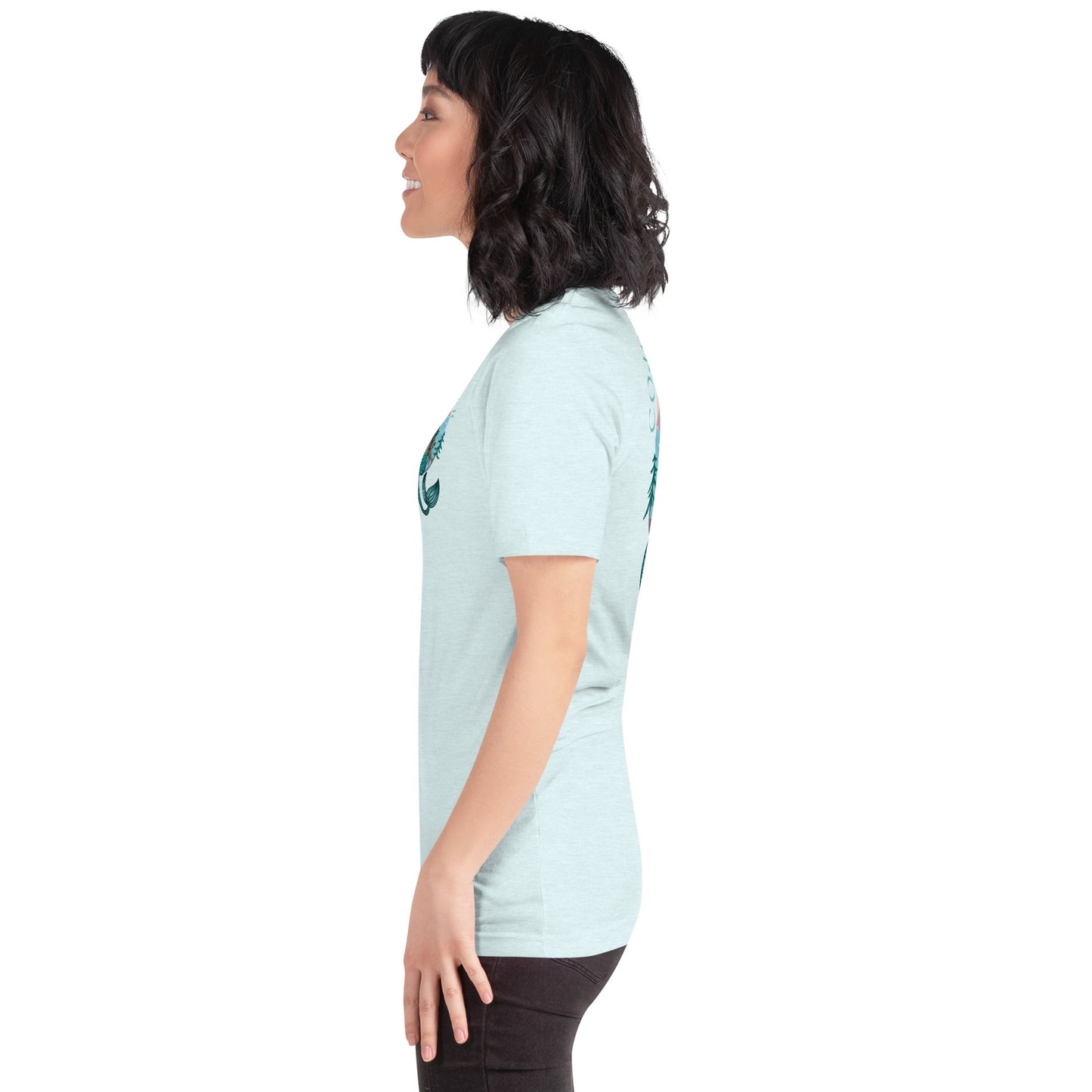 Design of Coastlander Mermaid Design - Unisex t-shirt , the colour is