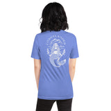 Design of Coastlander Mermaid Design - Unisex t-shirt , the colour is Heather Columbia Blue