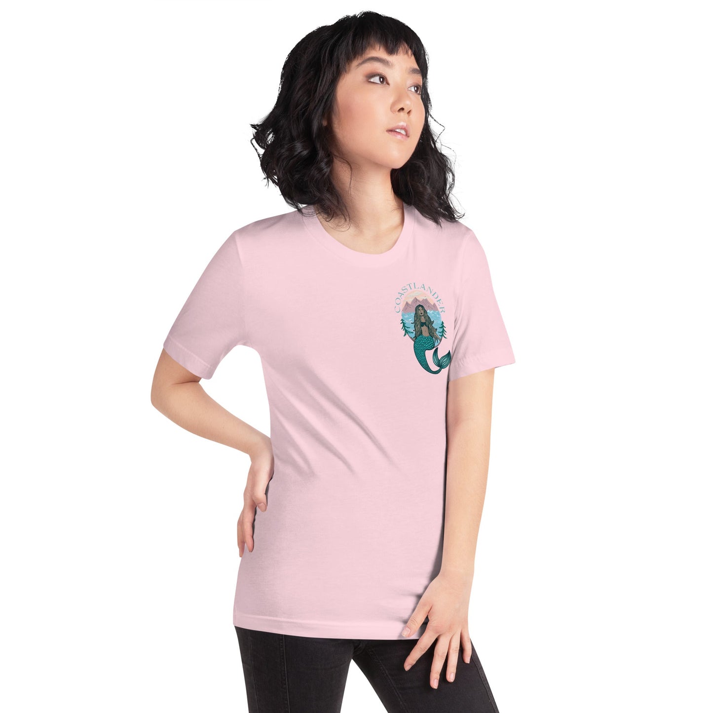 Design of Coastlander Mermaid Design - Unisex t-shirt , the colour is