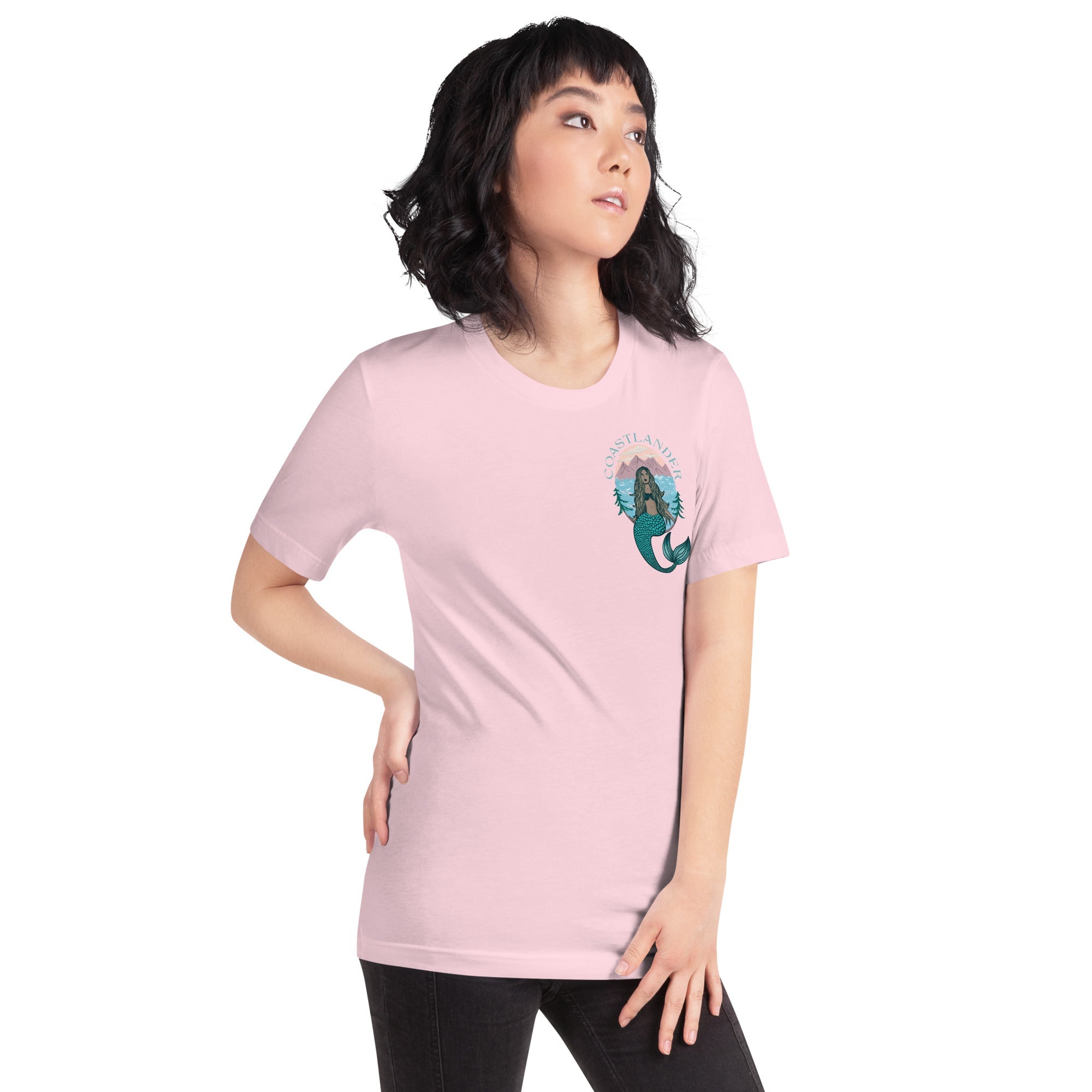 Design of Coastlander Mermaid Design - Unisex t-shirt , the colour is
