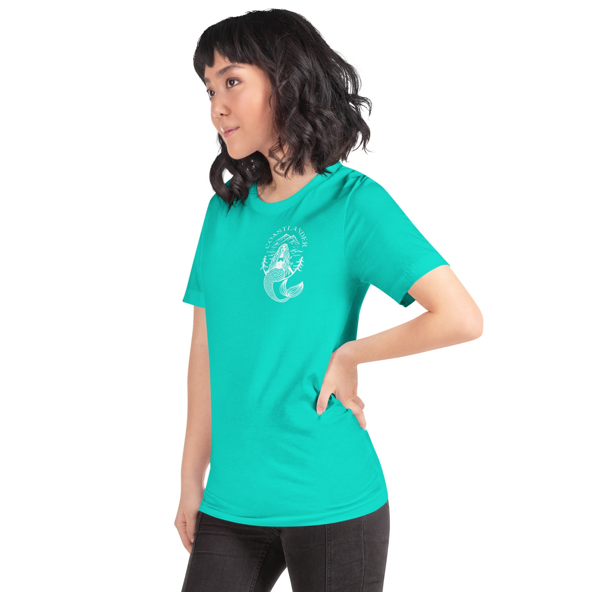 Design of Coastlander Mermaid Design - Unisex t-shirt , the colour is