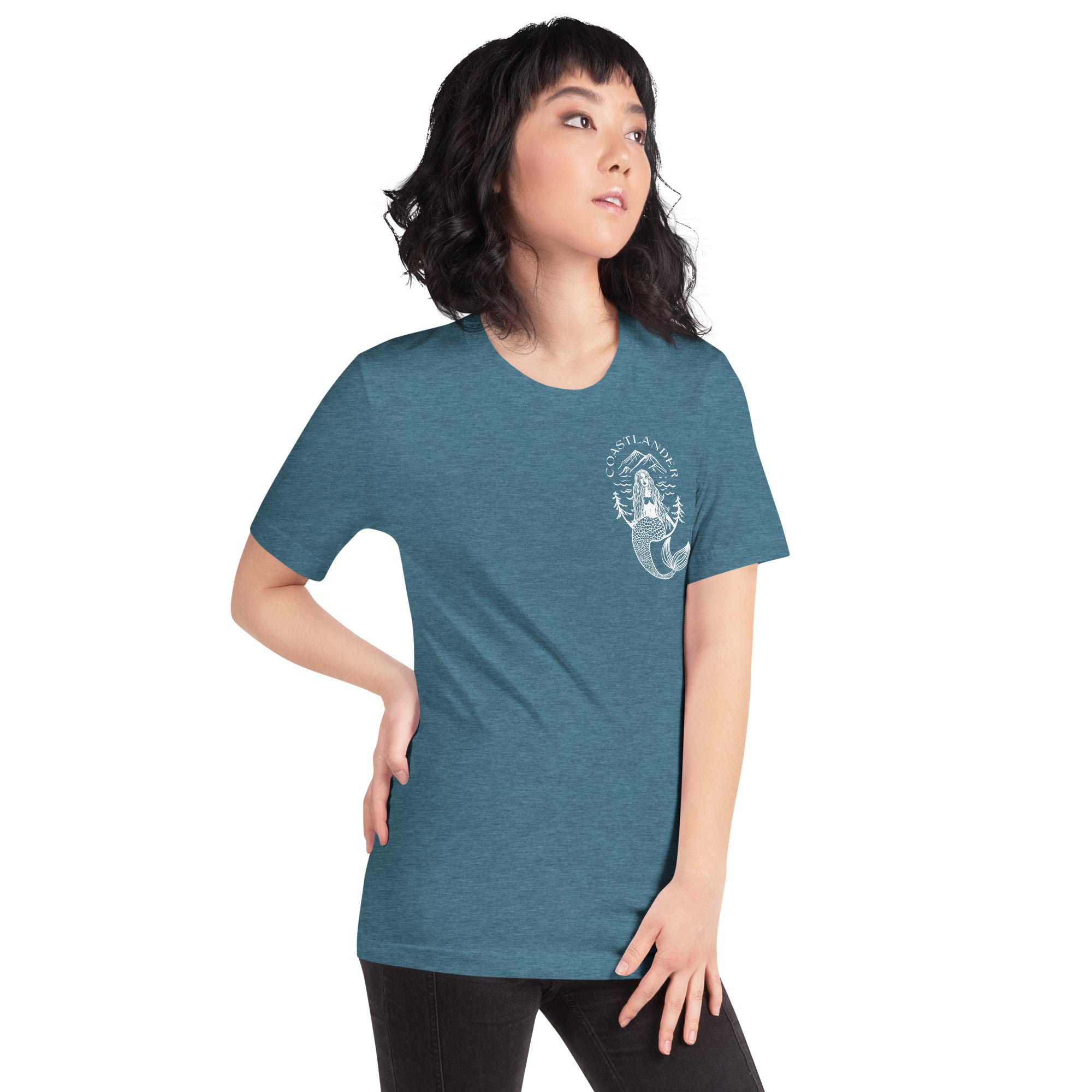 Design of Coastlander Mermaid Design - Unisex t-shirt , the colour is