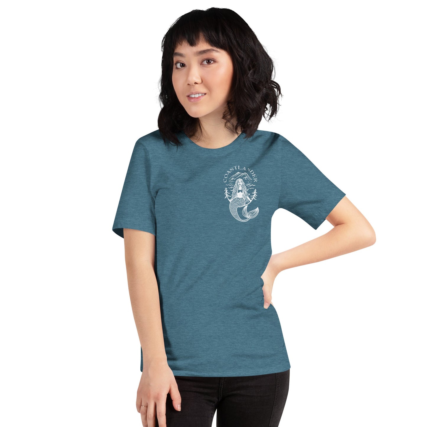 Design of Coastlander Mermaid Design - Unisex t-shirt , the colour is