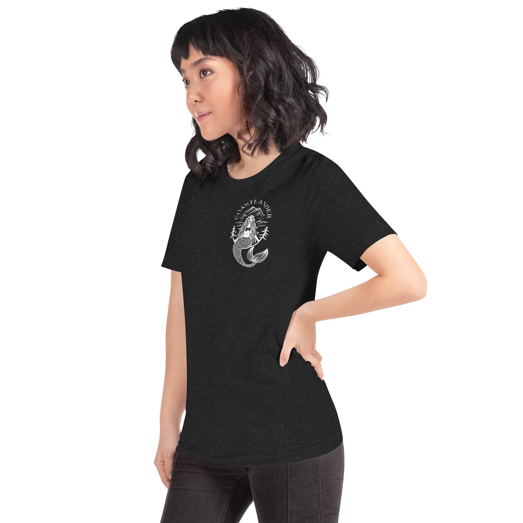 Design of Coastlander Mermaid Design - Unisex t-shirt , the colour is
