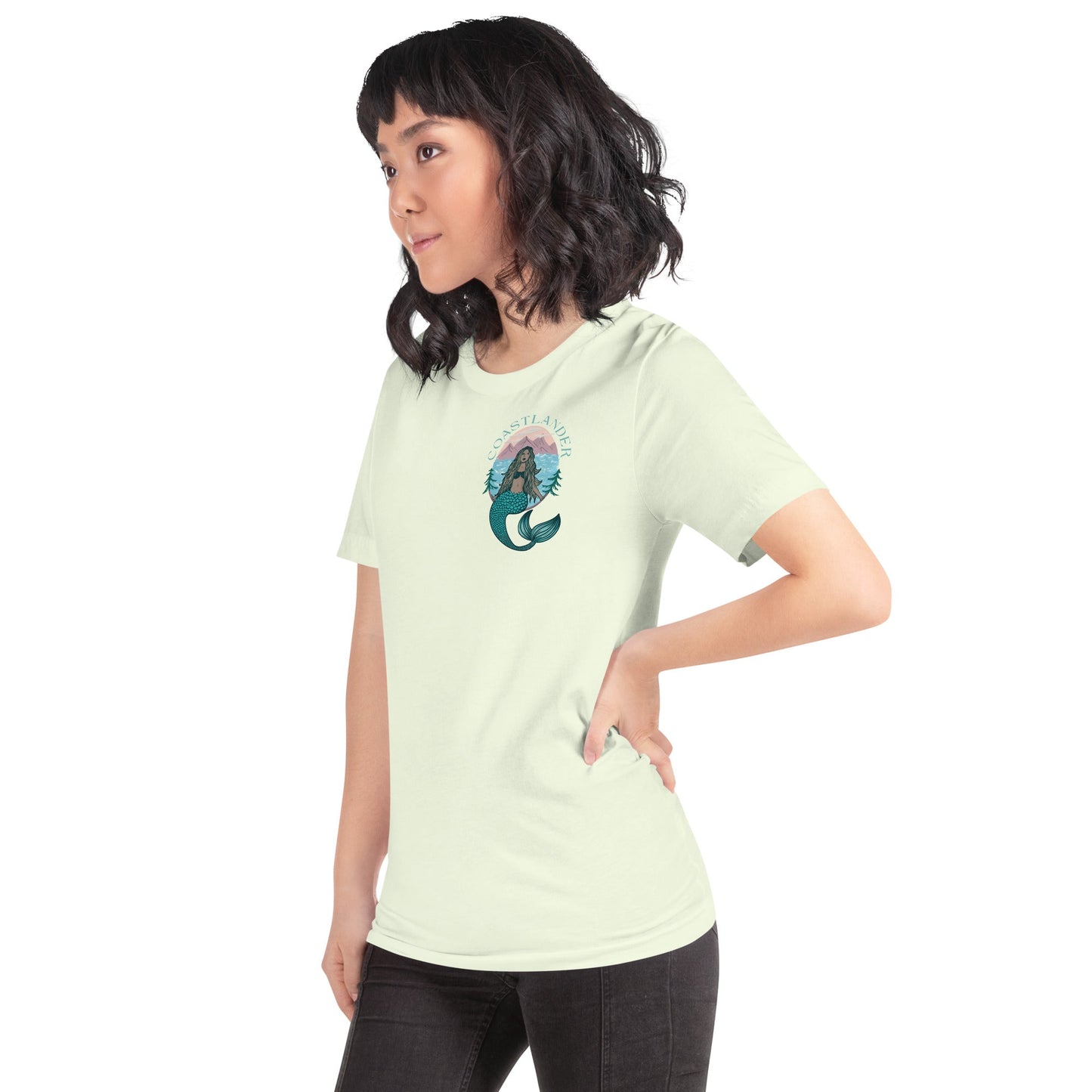 Design of Coastlander Mermaid Design - Unisex t-shirt , the colour is