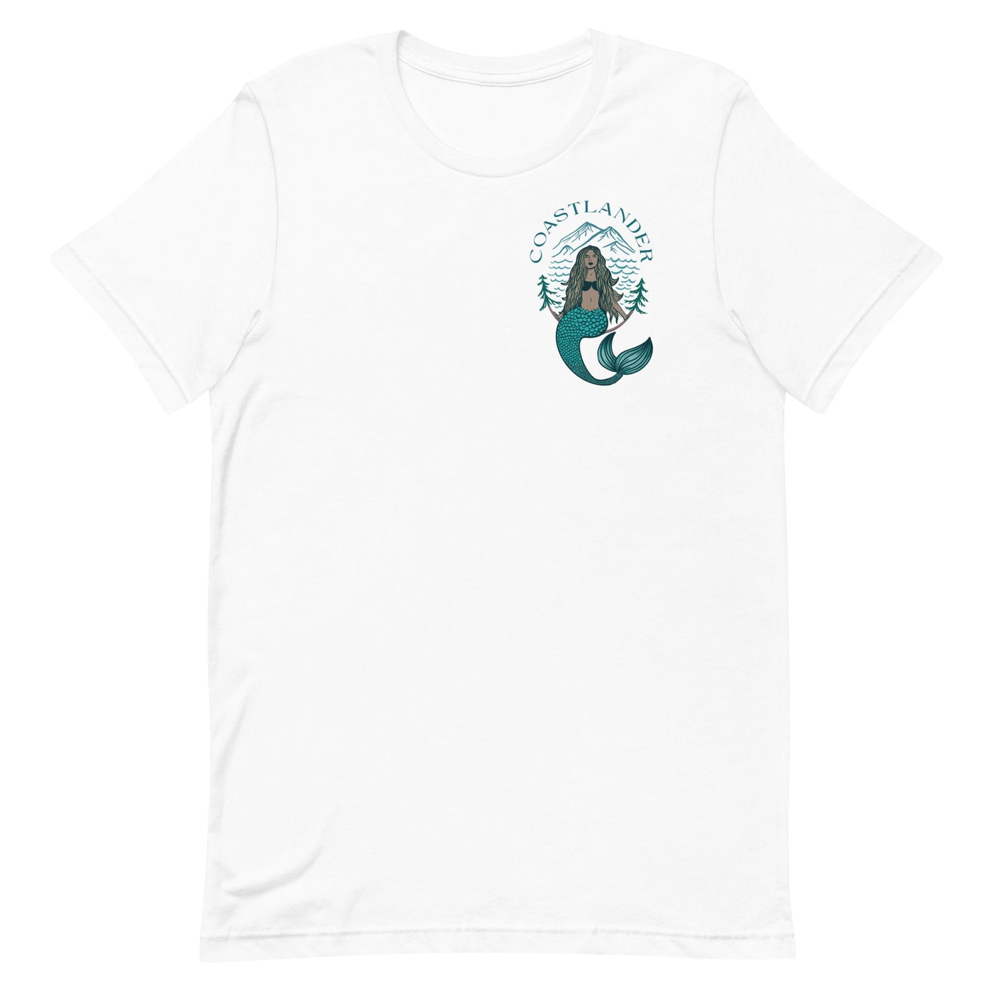 Design of Coastlander Mermaid Design - Unisex t-shirt , the colour is