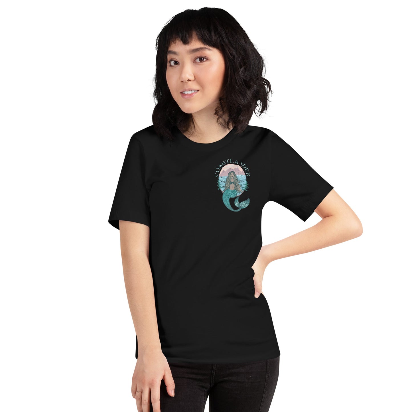 Design of Coastlander Mermaid Design - Unisex t-shirt , the colour is