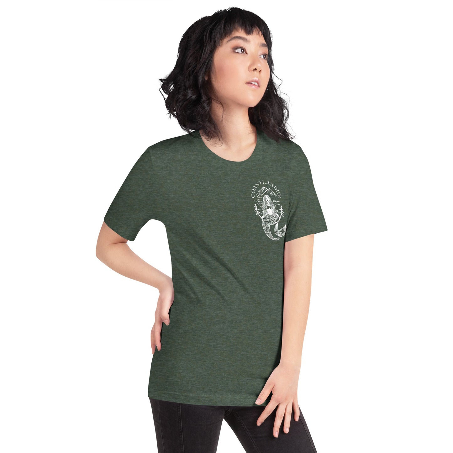 Design of Coastlander Mermaid Design - Unisex t-shirt , the colour is