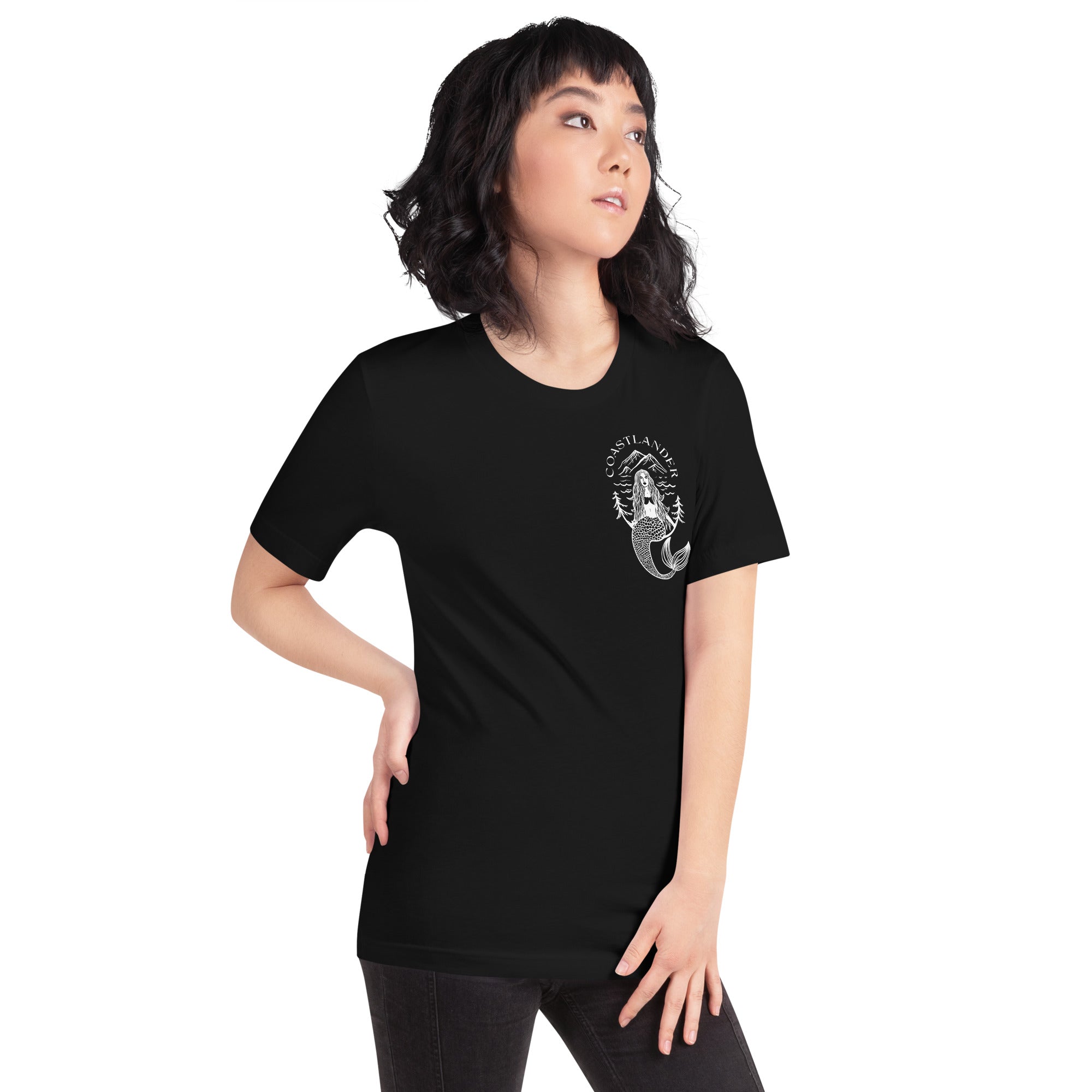 Design of Coastlander Mermaid Design - Unisex t-shirt , the colour is