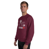 Design of Elbow UP Bear - Unisex Sweatshirt , the colour is