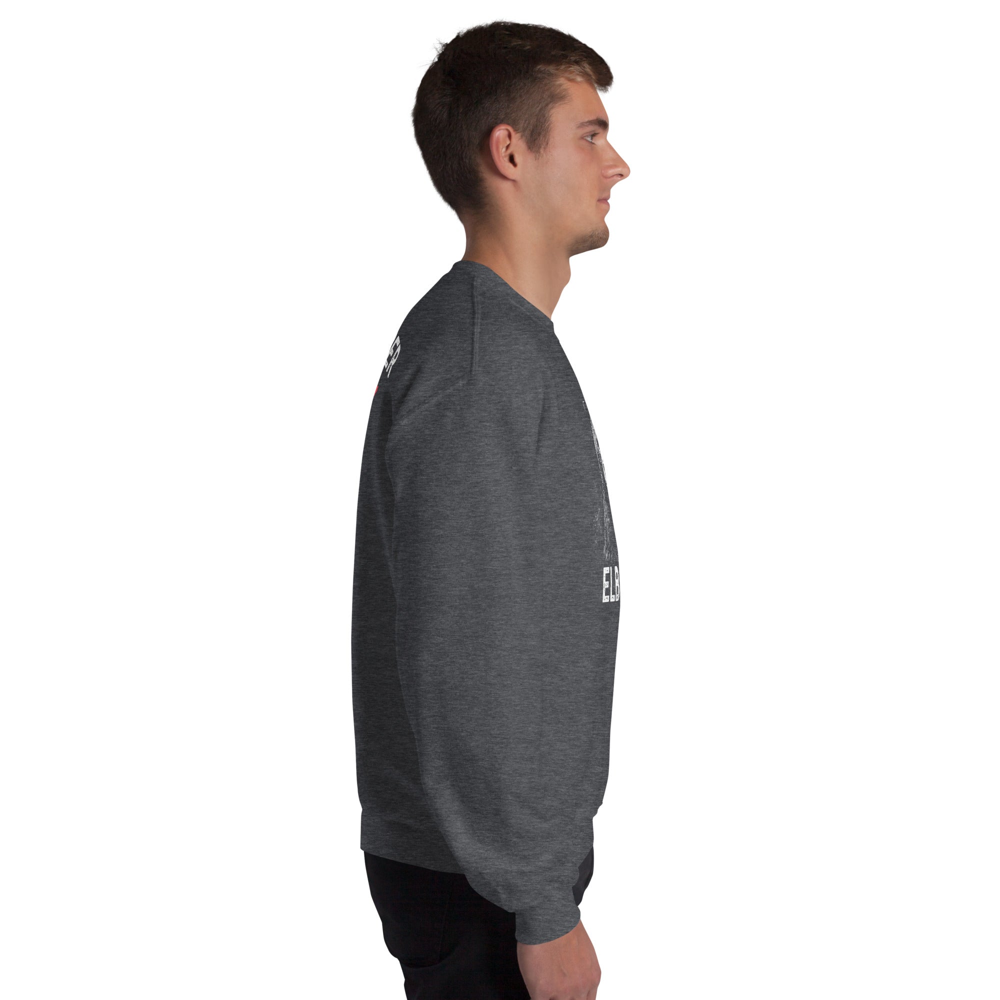 Design of Elbow UP Bear - Unisex Sweatshirt , the colour is