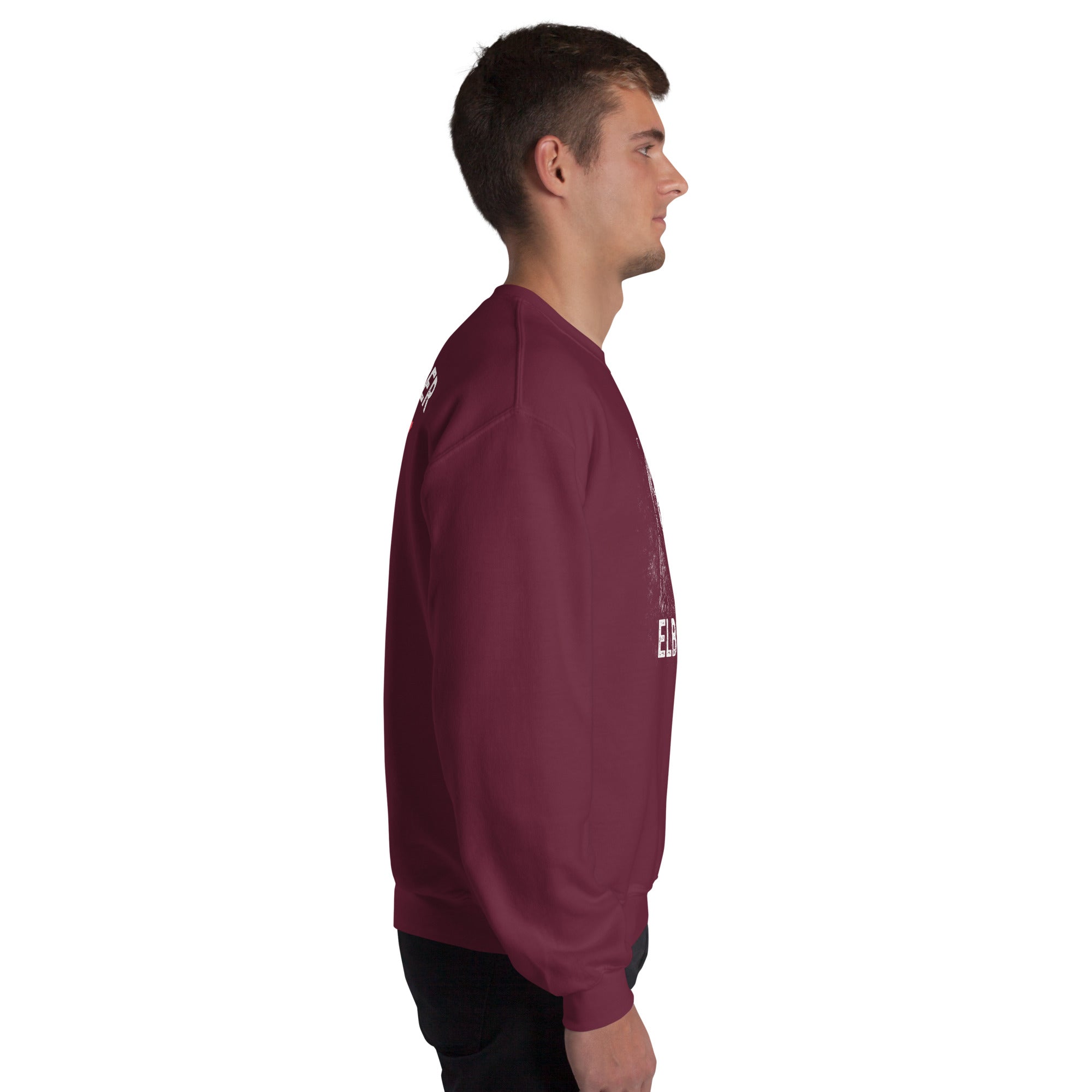 Design of Elbow UP Bear - Unisex Sweatshirt , the colour is