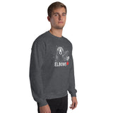 Design of Elbow UP Bear - Unisex Sweatshirt , the colour is