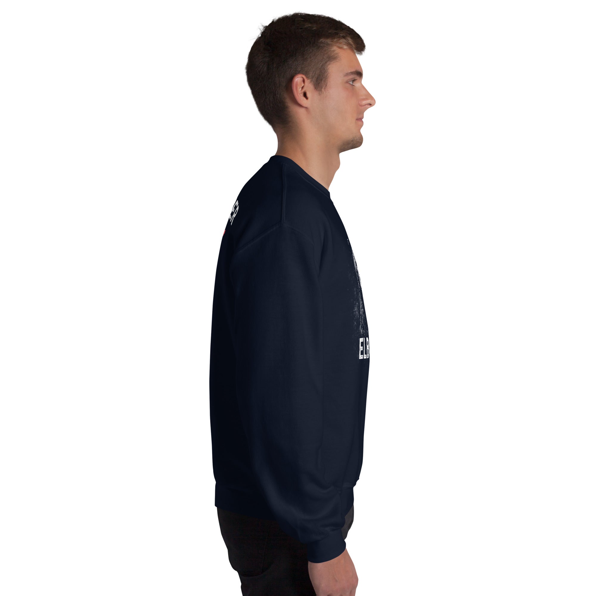 Design of Elbow UP Bear - Unisex Sweatshirt , the colour is