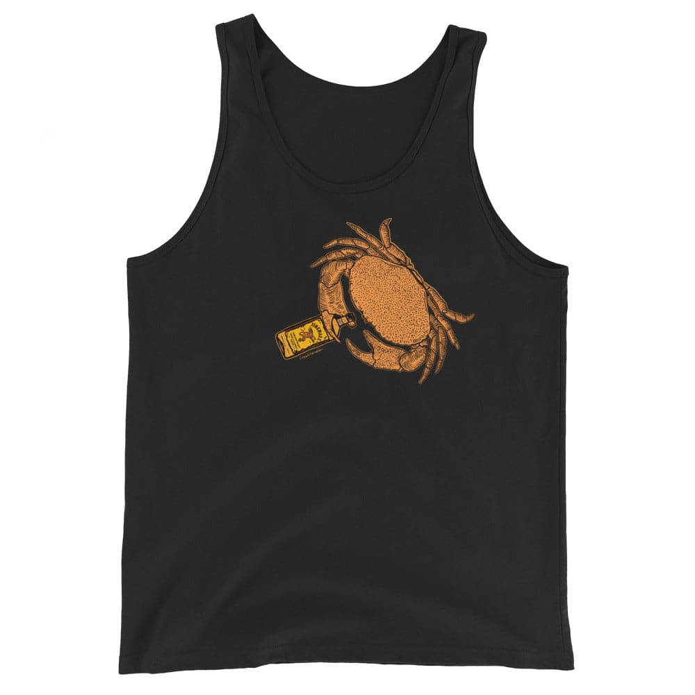 Design of Fireball Crab - Unisex Tank Top , the colour is Black