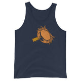 Design of Fireball Crab - Unisex Tank Top , the colour is Navy