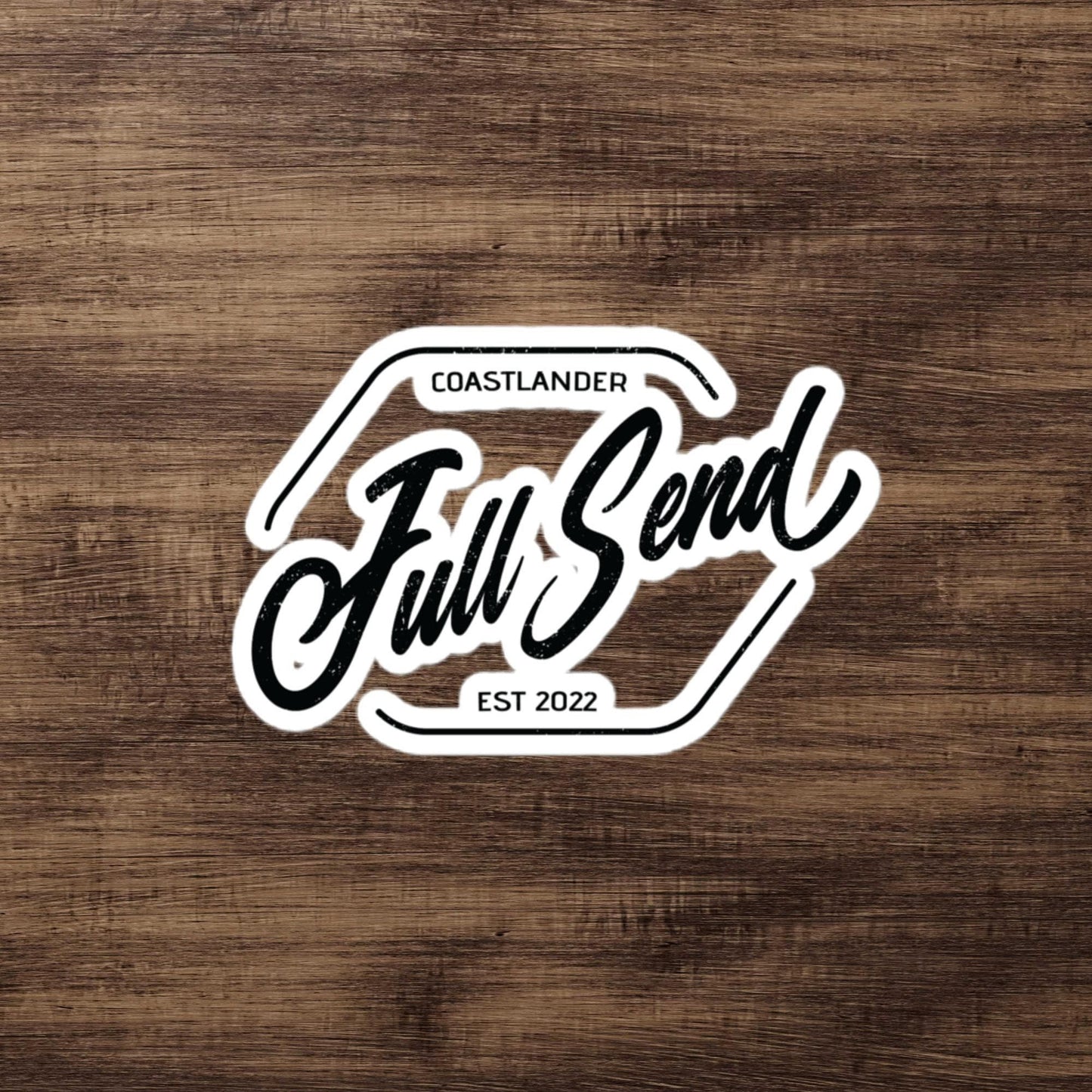 Design of FULL SEND - Bubble-free stickers , the colour is