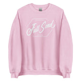 Design of FULL SEND - Unisex Sweatshirt , the colour is Light Pink