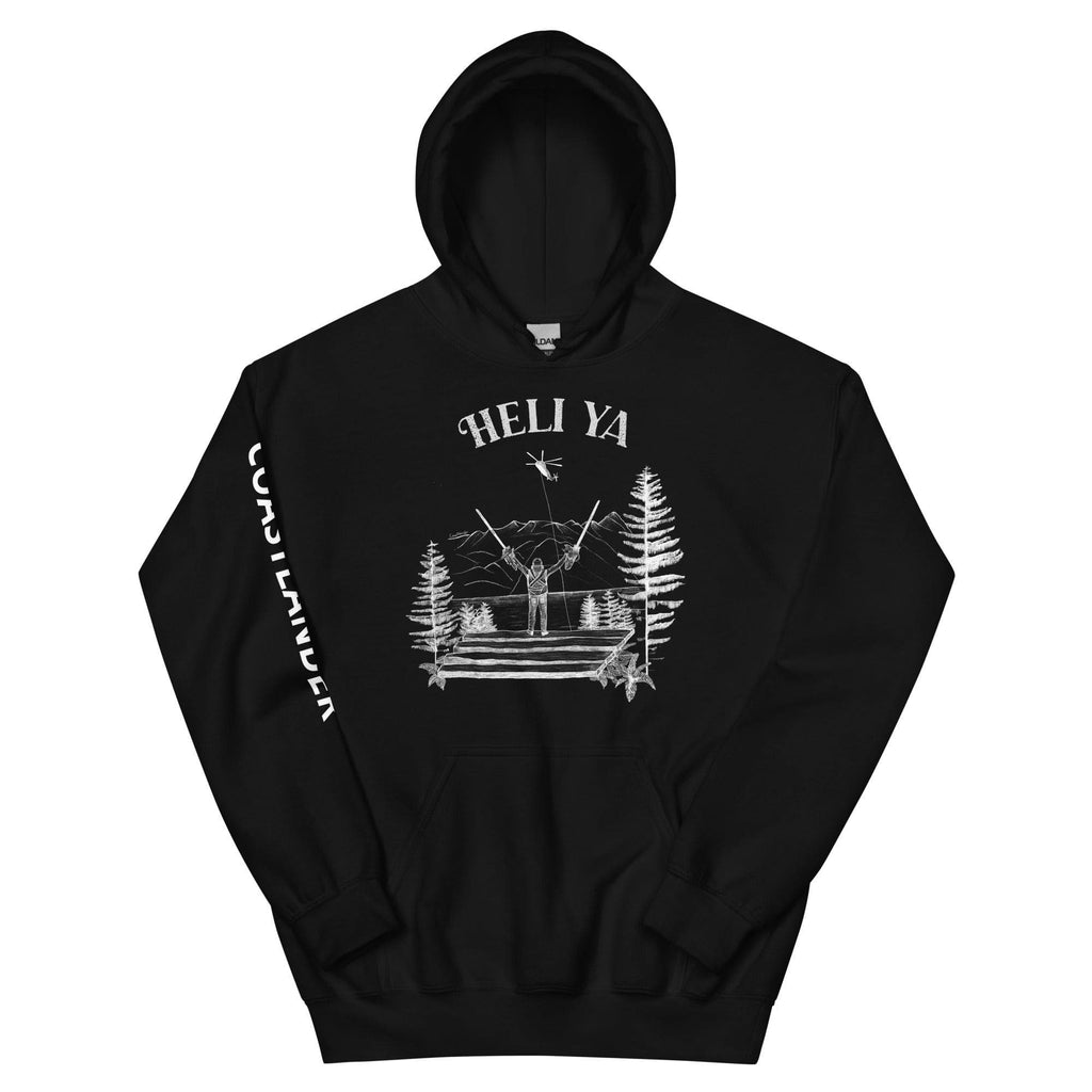 Design of Heli Ya - Unisex Hoodie , the colour is Black