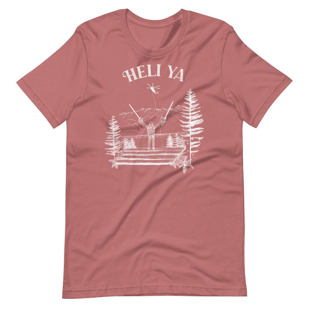 Design of Heli Ya - Unisex t-shirt , the colour is Mauve